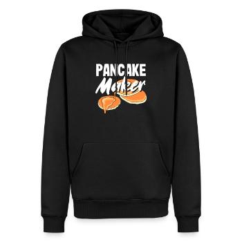 Pancakes Master Pancakes Fan - Men’s Premium Organic Hoodie - black - Front - Nico (187cm)