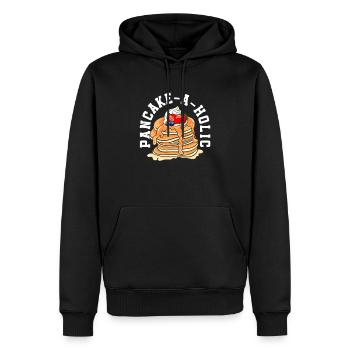 Crêpes Plaisir des crêpes - Sweat à capuche Premium bio Homme - noir - Devant - Nico (187cm)
