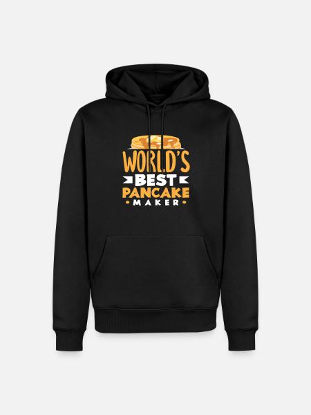 Pancakes Best Pancake Maker - Men’s Premium Organic Hoodie - black