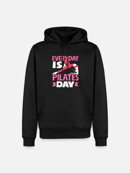 Pilates is your daily ritual - Men’s Premium Organic Hoodie - black