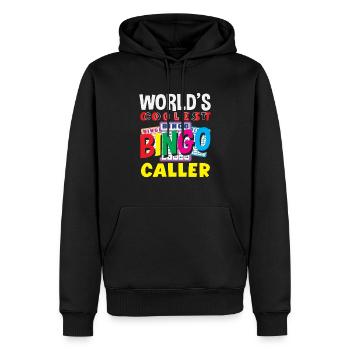 Bingo Game Master est le plus cool du monde - Sweat à capuche Premium bio Homme - noir - Devant - Nico (187cm)