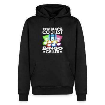 Le lecteur de bingo le plus cool pour les fans de bingo - Sweat à capuche Premium bio Homme - noir - Devant - Nico (187cm)