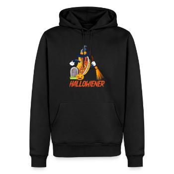 Hallowiener Hot Dog Liebhaber Spaß - Männer Premium Bio Hoodie - Schwarz - Vorne - Nico (187cm)