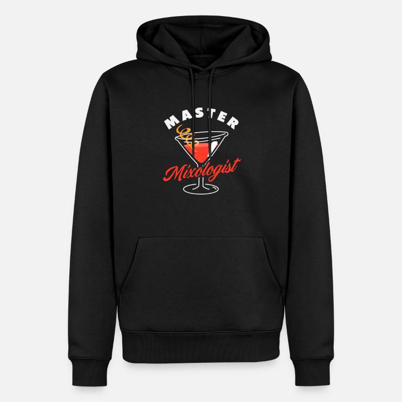 Master Mixologist Bartender Art - Men’s Premium Organic Hoodie - black