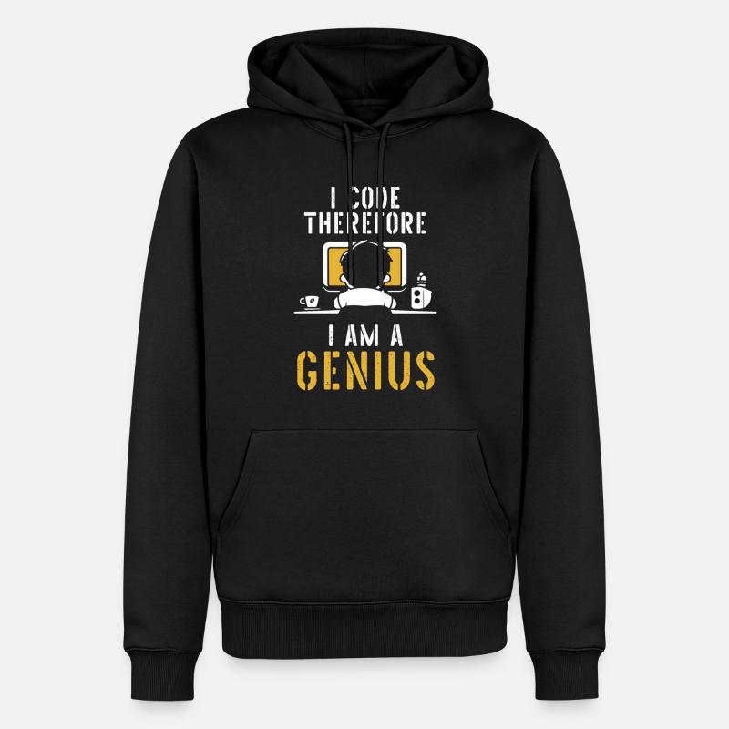 Programmer Coder Software Developer - Men’s Premium Organic Hoodie - black