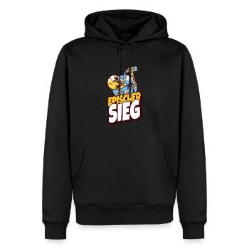 Zocker Zocken game Spiel Gamer Computer PC Konsole - Männer Premium Bio Hoodie - Schwarz - Vorne - Nico (187cm)