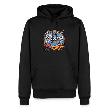 Scuba Tauchen Taucher Tauchsport - Männer Premium Bio Hoodie - Schwarz - Vorne - Nico (187cm)
