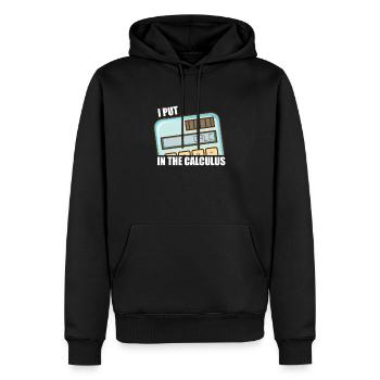 Mathe Mathematik - Männer Premium Bio Hoodie - Schwarz - Vorne - Nico (187cm)