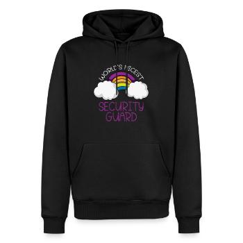 Security Security Guard Security Service - Men’s Premium Organic Hoodie - black - Front - Nico (187cm)