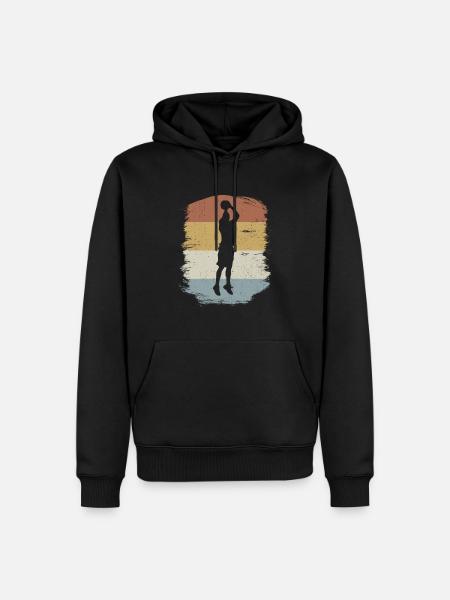 Basketball Basketballer - Men’s Premium Organic Hoodie - black