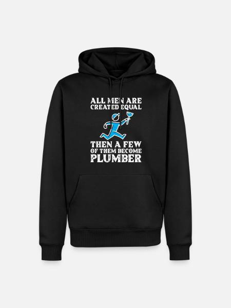 Alle mennesker er skabt lige - Herre Premium økologisk hoodie - sort