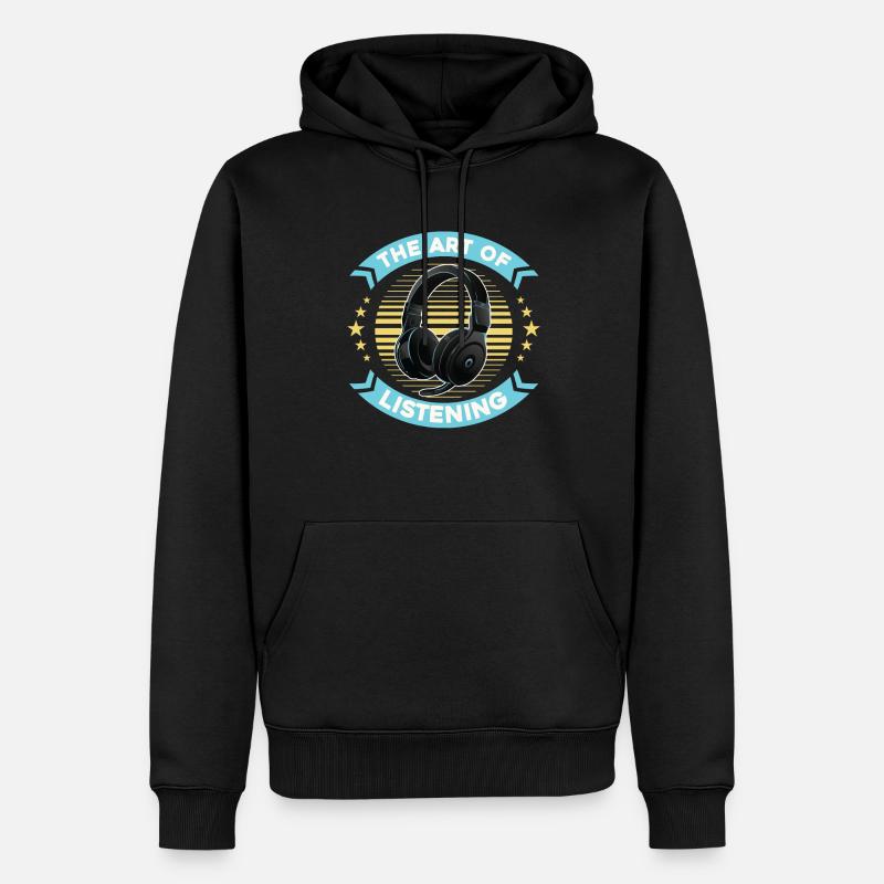 Tontechniker Sound Audio Engineer - Männer Premium Bio Hoodie - Schwarz