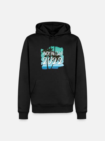 Indonesia 2022 - Men’s Premium Organic Hoodie - black