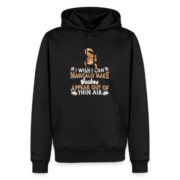 Gecke Echse Reptil Eidechse Lizard - Männer Premium Bio Hoodie - Schwarz - Vorne - Nico (187cm)