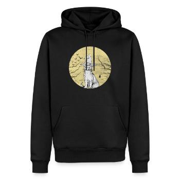 Gothic Cat Whisperer Meow Kitty Kitten Halloween - Männer Premium Bio Hoodie - Schwarz - Vorne - Nico (187cm)