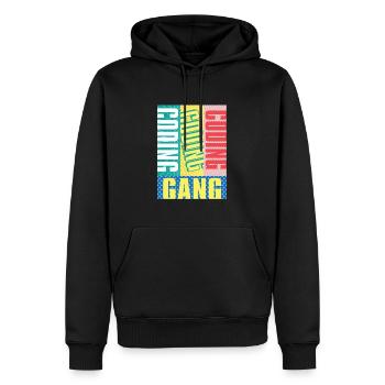 Programmer Coder Software Developer - Men’s Premium Organic Hoodie - black - Front - Nico (187cm)