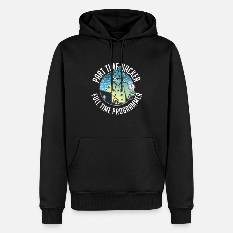 Programmer Coder Software Developer - Men’s Premium Organic Hoodie - black