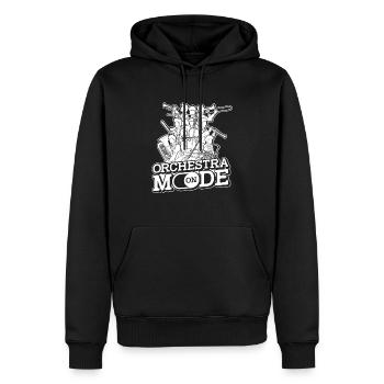 Orchestre Concert Classique Musique Classique - Sweat à capuche Premium bio Homme - noir - Devant - Nico (187cm)