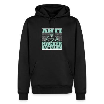 Programmer Coder Software Developer - Men’s Premium Organic Hoodie - black - Front - Nico (187cm)