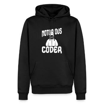 Programmierer Coder Software Entwickler - Männer Premium Bio Hoodie - Schwarz - Vorne - Nico (187cm)