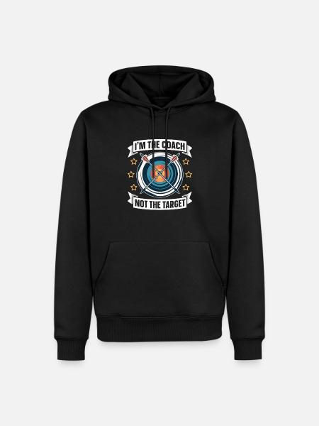 Archer Archery Arrow Archery Archery - Men’s Premium Organic Hoodie - black