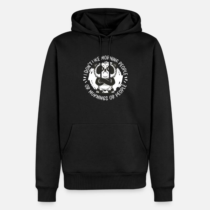 Panda Panda Ours - Sweat à capuche Premium bio Homme - noir