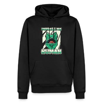 Gecke Echse Reptil Eidechse Lizard - Männer Premium Bio Hoodie - Schwarz - Vorne - Nico (187cm)
