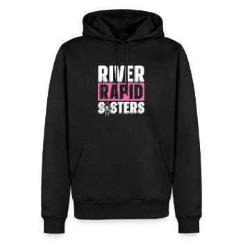 Rafting Wildwasser Kanu Kajak - Männer Premium Bio Hoodie - Schwarz - Vorne - Nico (187cm)