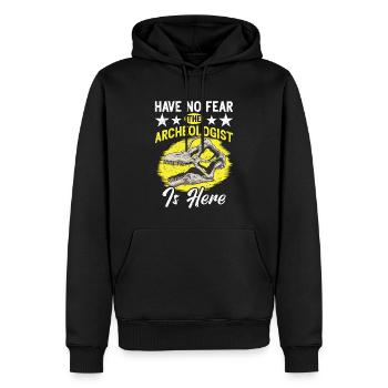 Archaeology Job Profession Work Archaeologist - Men’s Premium Organic Hoodie - black - Front - Nico (187cm)