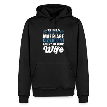 Tontechniker Sound Audio Engineer - Männer Premium Bio Hoodie - Schwarz - Vorne - Nico (187cm)