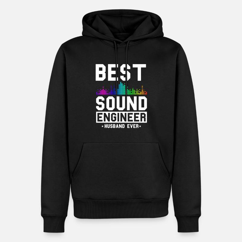 Ingénieur du son Tontechniker - Sweat à capuche Premium bio Homme - noir