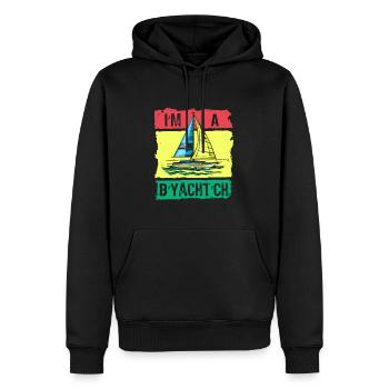 Seglen Segelboot Segler - Männer Premium Bio Hoodie - Schwarz - Vorne - Nico (187cm)