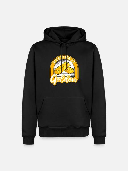Gold Mining Gold Mine - Men’s Premium Organic Hoodie - black