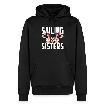 Seglen Segelboot Segler - Männer Premium Bio Hoodie - Schwarz - Vorne - Nico (187cm)