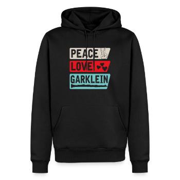 Garklein Recorder Musical Instrument - Männer Premium Bio Hoodie - Schwarz - Vorne - Nico (187cm)