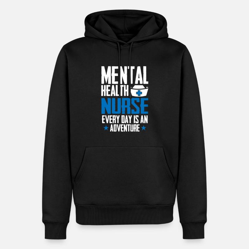 Krankenschwester - Männer Premium Bio Hoodie - Schwarz