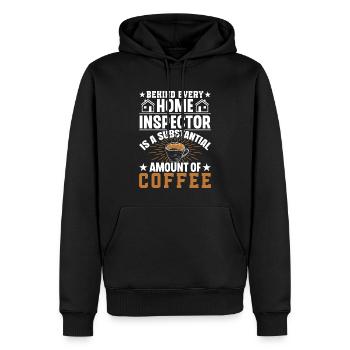 Home Inspector And Coffee Occupation Worker Career - Männer Premium Bio Hoodie - Schwarz - Vorne - Nico (187cm)