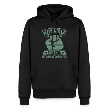 Acrobatic Gymnastics Sport Strength - Men’s Premium Organic Hoodie - black - Front - Nico (187cm)
