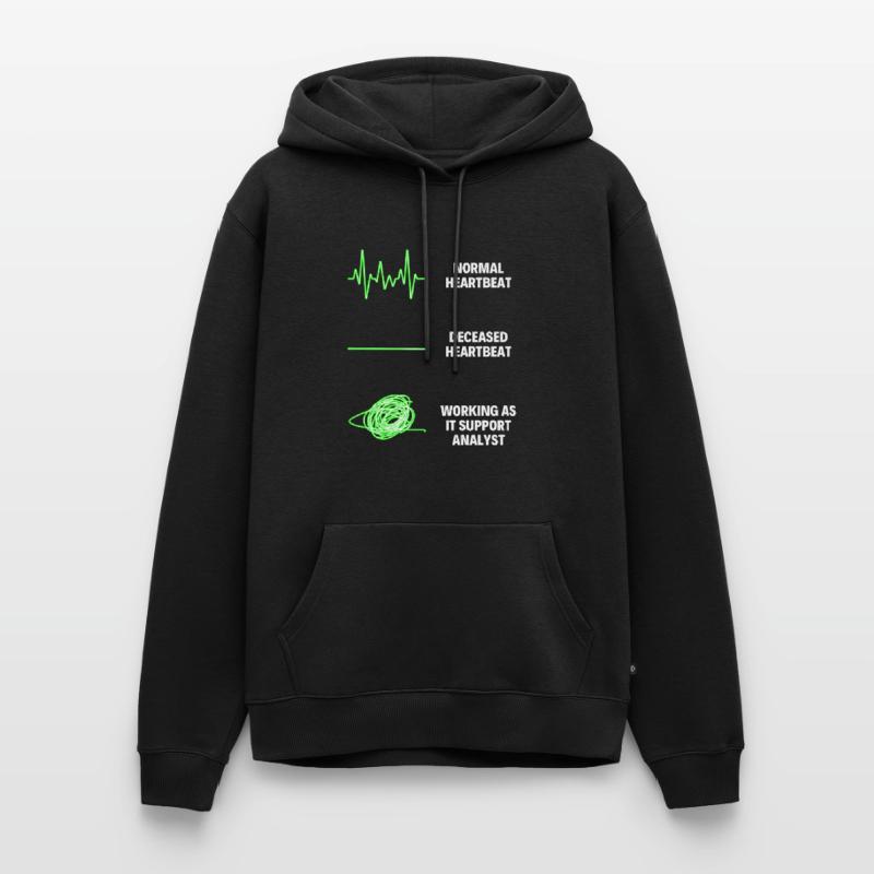 IT Support Analyst Worker IT Computer Men’s Premium Organic Hoodie