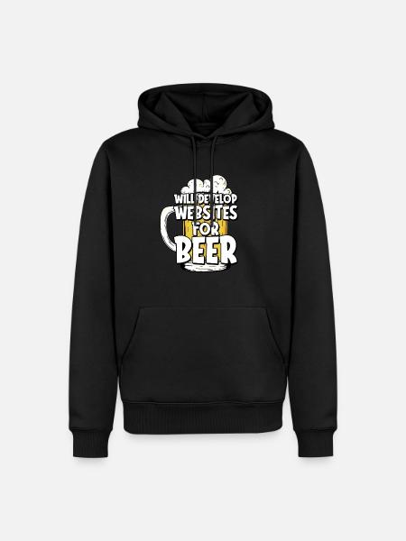 Web Entwickler Webdeveloper Web-Entwickler - Männer Premium Bio Hoodie - Schwarz