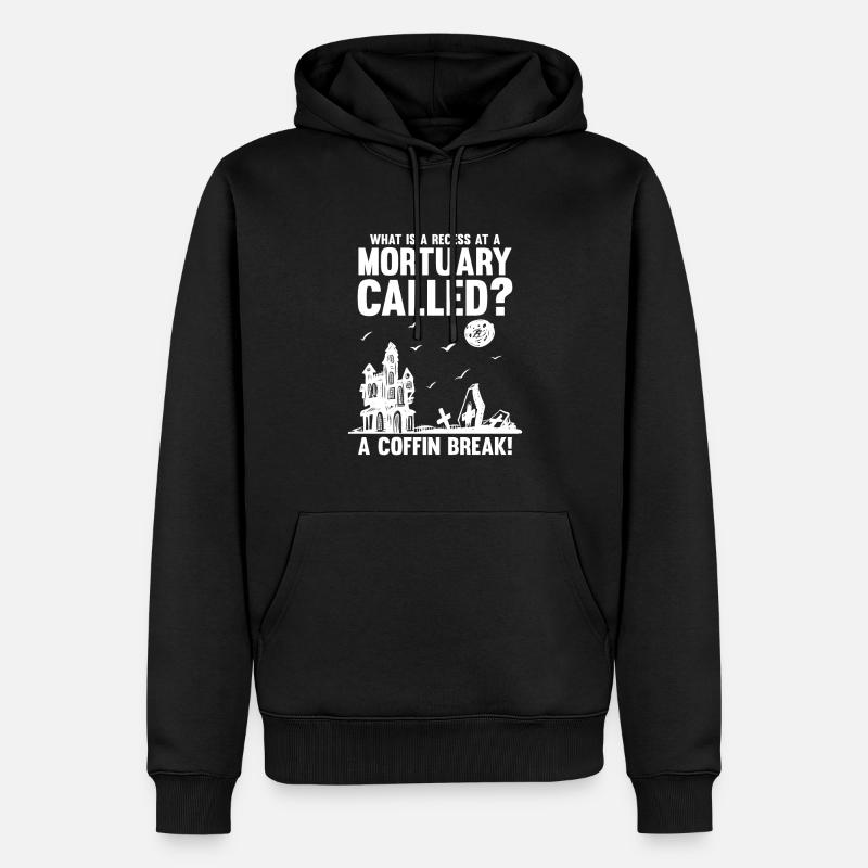 Halloween - Sweat à capuche Premium bio Homme - noir