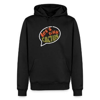 Kaktus Garten Sukkulenten - Männer Premium Bio Hoodie - Schwarz - Vorne - Nico (187cm)