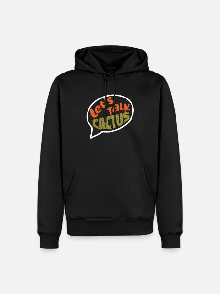 Cactus Garden Succulents - Men’s Premium Organic Hoodie - black