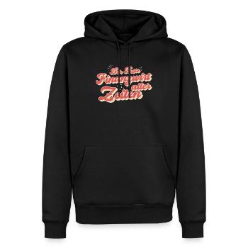Finanzbeamter Finanzmanager Geld Job Arbeit - Männer Premium Bio Hoodie - Schwarz - Vorne - Nico (187cm)