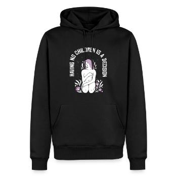 Hysterektomie Blumen Hysterektomie - Männer Premium Bio Hoodie - Schwarz - Vorne - Nico (187cm)