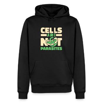 Biologie Biologe Zellen Molekularbiologe - Männer Premium Bio Hoodie - Schwarz - Vorne - Nico (187cm)