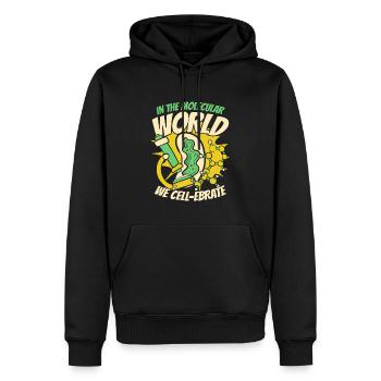 Biologiste Biologiste moléculaire - Sweat à capuche Premium bio Homme - noir - Devant - Nico (187cm)