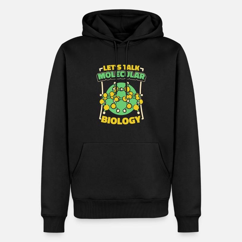 Biologie Biologiste Molécules Biologiste moléculaire - Sweat à capuche Premium bio Homme - noir