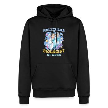 Biology Biologist Funny Molecular Biologist - Men’s Premium Organic Hoodie - black - Front - Nico (187cm)