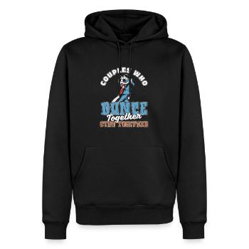 Tanzlehrer Paar - Männer Premium Bio Hoodie - Schwarz - Vorne - Nico (187cm)